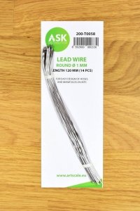 ASK T0058 Lead Wire - Round Ø 1 mm x 120 mm (14 pcs)