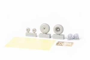Eduard 6481059 P-40E wheels block tread Eduard 1/48