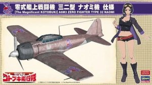 Hasegawa SP407 The Magnificent Kotobuki Mitsubishi A6M3 Zero Fighter Type 32 `Naomi` 1/48