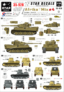 Star Decals 35-928 German Afrika Mix 4 1/35