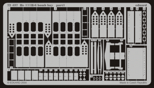 Eduard 72437 He 111H-6 bomb bay 1/72 HASEGAWA