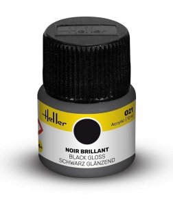 Heller 9021 021 Black - Gloss 12ml
