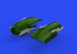 Eduard 648606 Bf 110G-4 exhaust stacks for Eduard 1/48