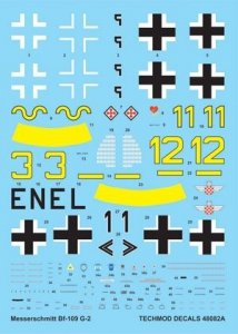 Techmod 48082 - Messerschmitt Bf 109G-2 (1:48)