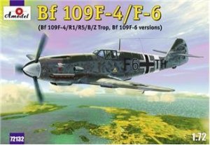 A-Model 72132 Messerschmitt Bf-109F4/R1/R5/B/Z Trop/F6 versions 1:72