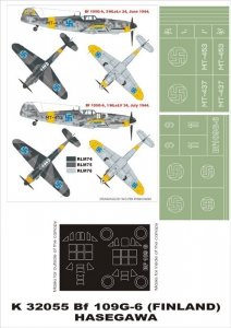 Montex K32055 Bf-109G6 (FINLAND) 1/32