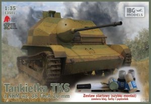 IBG E3501 Tankietka TKS z NKM wz.38 FK-A 20mm (1:35)