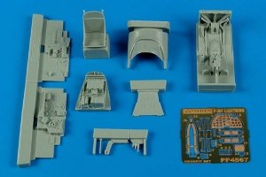 Aires 4567 P-38F Lightning cockpit set 1/48 Academy