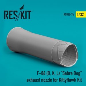RESKIT RSU32-0074 F-86 (D, K, L) SABRE DOG EXHAUST NOZZLE FOR KITTYHAWK KIT 1/32