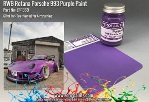 Zero Paints ZP-1369 RWB Rotana Porsche 993 Purple Paint 60ml