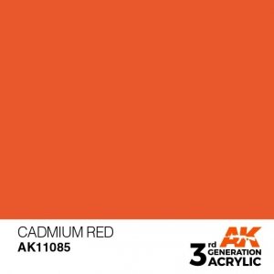 AK Interactive AK11085 Cadmium Red 17ml