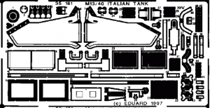 Eduard 35161 M-13/40 Italian Tank 1:35 Tamiya