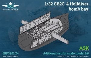 Infinity Models INF3201-02+ SB2C-4 Helldiver bomb bay 1/32