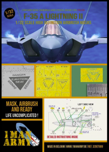 1 Man Army 32DET809 F-35 A Lightning II (Italeri) 1/32