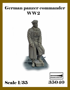 Ardennes Miniature 35040 GERMAN PANZER COMMANDER WW2 1/35