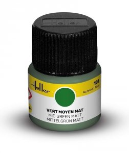 Heller 9101 101 Mid Green - Matt 12ml