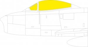 Eduard EX1076 F-86A CLEAR PROP 1/48