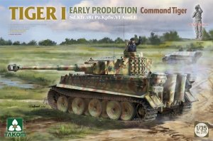 Takom 2195 TIGER I  EARLY-PRODUCTION  Sd.Kfz.181 Pz.Kpfw.VI Ausf.E  Command Tiger 1/35