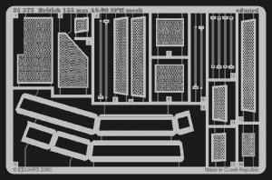 Eduard 35575 British 155mm AS-90 SPH mesh 1/35 Trumpeter