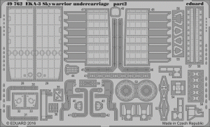 Eduard 49762 EKA-3 Skywarrior undercarriage TRUMPETER 1/48