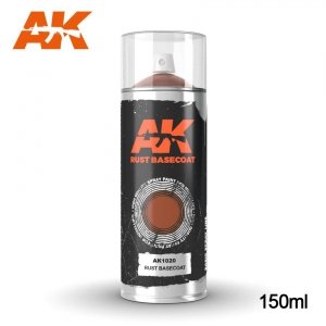 AK Interactive AK1020 RUST BASECOAT SPRAY 150ml
