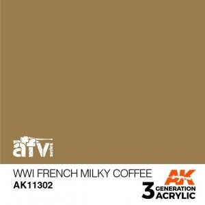 AK Interactive AK11302 WWI French Milky Coffee 17ml