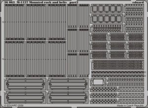 Eduard 36063 M-1127 mounted rack and belts 1/35 Trumpeter