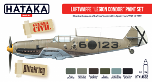 Hataka HTK-AS32 Luftwaffe „Legion Condor” paint set (6x17ml)