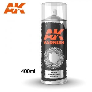 AK Interactive AK1014 SEMI GLOSS VARNISH SPRAY 400ml