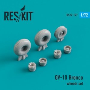 RESKIT RS72-0197 OV-10 BRONCO WHEELS SET (WEIGHTED) 1/72