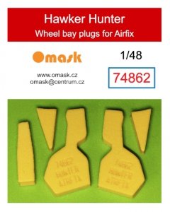 Omask 74862 Hawker Hunter wheel bay plugs (for Airfix) 1/48
