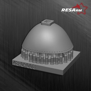 RESARM 48-09008 NOSE CONE WITH CAMERA (3D resin printing) 1/48