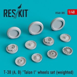 RESKIT RS48-0385 T-38 (A, B) TALON L WHEELS SET (WEIGHTED) 1/48