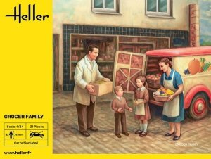 Heller 82758 Grocer Family 1/24