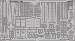 Eduard 48731 A-6 undercarriage 1/48 KINETIC MODEL