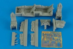 Aires 4520 F-16B Fighting Falcon cockpit set 1/48 Kinetic