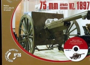 Rossagraph Model Detail Photo Monograph No. 26 - 75mm wz. 1897 cannon (with CD) PL/EN