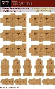 RT-Diorama 35874 Printed Accessories: Germann Cardboard Boxes 1/35