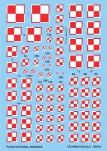 Techmod 72047 - Polish National Insignias (1:72)