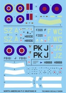 Techmod 72009 - North American P-51 Mustang III (1:72)