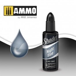 AMMO of Mig Jimenez A.MIG 0862 NIGHT BLUE SHADER 10ML