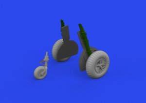 Eduard 648998 Bf 108 wheels spoked EDUARD 1/48