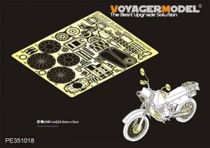 Voyager Model PE351018 JGSDF XLR250 Military Motorcycle upgrade set (For TAMIYA 35245) 1/35