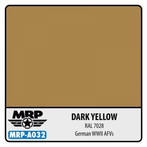 Mr. Paint MRP-A032 Dark Yellow (RAL 7028) - aqua colors - 17ml