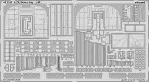Eduard 481141 B-24J bomb bay HOBBY BOSS 1/48