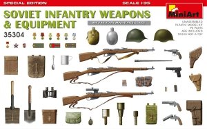 MiniArt 35304 SOVIET INFANTRY WEAPONS & EQUIPMENT. SPECIAL EDITION 1/35