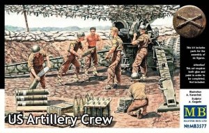 Master Box 3577 US Artillery Crew WW II (1:35)