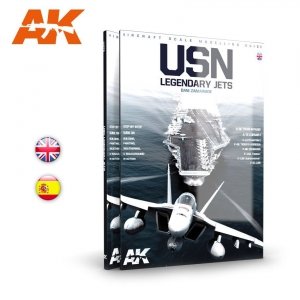 AK Interactive AK278 USN LEGENDARY JETS (English)