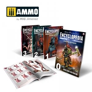 Ammo of Mig 6219 Complete Encyclopedia of Figures Modelling Techniques - 4 volumes