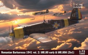 IBG 72565 Romanian Barbarossa 1941 vol.2: IAR.80 early and IAR.80A  (2in1) 1/72